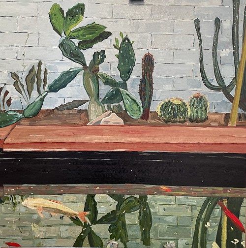 It�s summer in the glasshouse at Threave. Outside it feels like February.