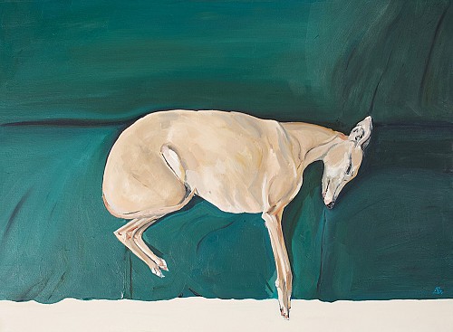 The Artists Dog, Asleep